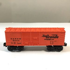 1975 LIONEL Train Boxcar 9044 Rio Grande D&RGW O Gauge The Action Road Vintage